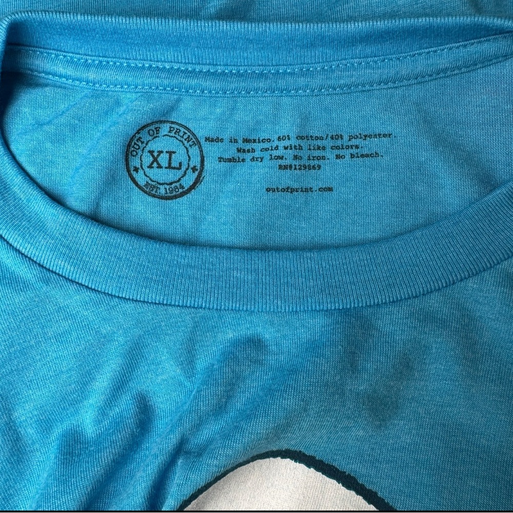 Knuffle Bunny Blue Unisex T-Shirt Size X-Large by Out of Print - Picture 5 of 5